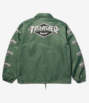 HUF x Thrasher Logo Jacket (forest green)
