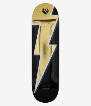 Powell-Peralta Vallely Lightning Bolt Flight Shape 244 8.5" Skateboard Deck (gold foil)