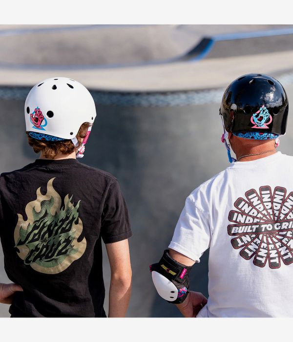 Shop PRO-TEC x Santa Cruz Low Pro Helmet (gloss white
