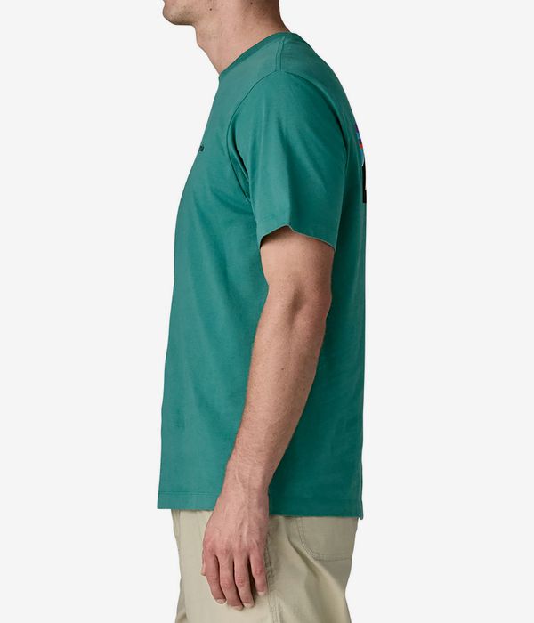 Patagonia P-6 Logo T-Shirt (gem green)
