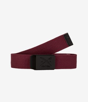 Iriedaily Flag Rubber Cinture (red wine)