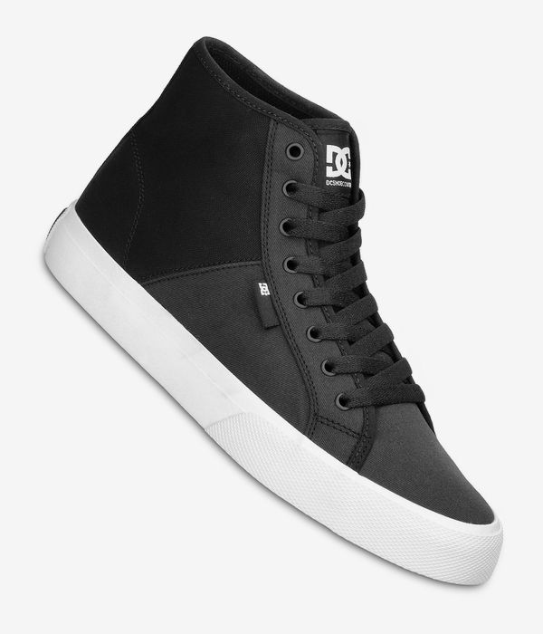 Shop DC Manual Hi TX SE Shoes (black white) online | skatedeluxe