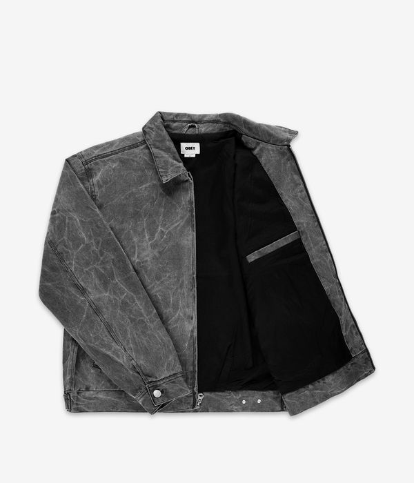 Obey Workman Jacket (black wrinkle wash)