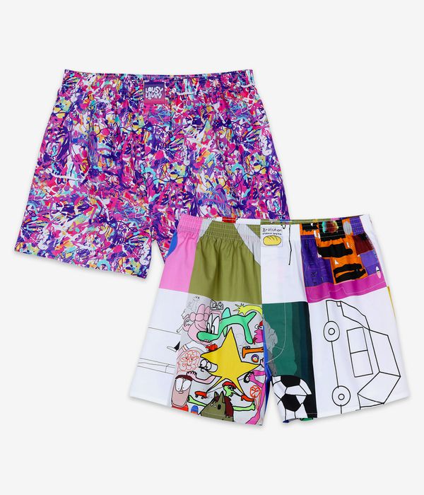 Lousy Livin Ecstasy & Broetchen Boxershorts (cmyk digital print) 2 Pack