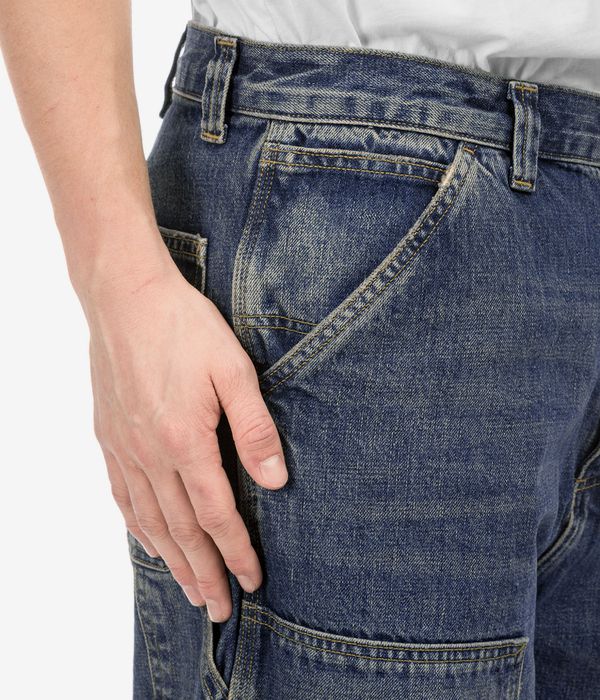 Carhartt WIP Aaron Pant Camano Jeans (blue dark used wash)