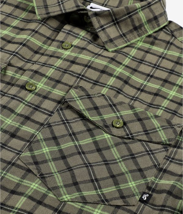 Nike SB Woven Button Up Koszula (medium olive cargo kahki)