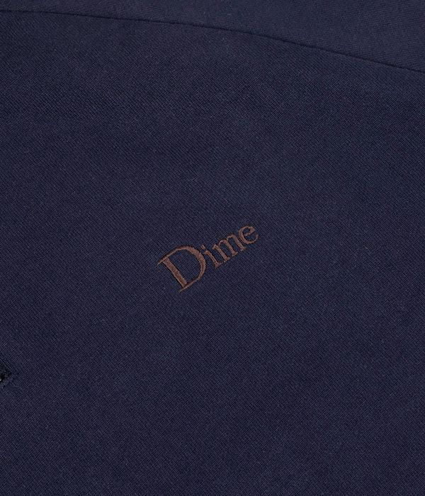 Dime Classic Terry Quarter Zip Sweater (navy)