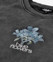 Blue Flowers Washed Flower Sweatshirt (stone wash)