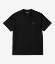 Carhartt WIP Script Embroidery T-Shirty (black white black)