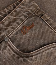 Dime Baggy Denim Jeans (sandblasted brown)