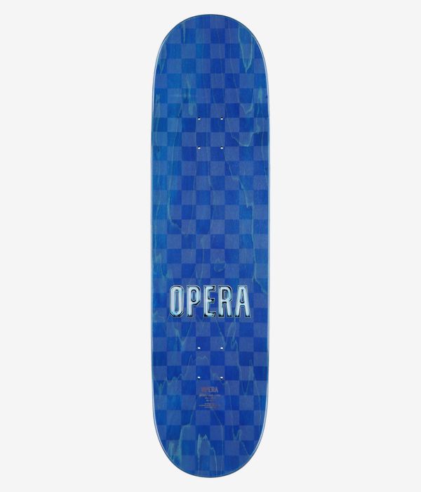 Opera Mask Logo 8.5" Skateboard Deck (blue)
