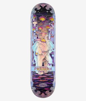 Real Praman Holographic Cathedral 8.5" Skateboard Deck (purple)