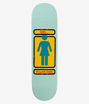 Girl Davis 93 Til Hand Shakers 8.25" Skateboard Deck (light green)