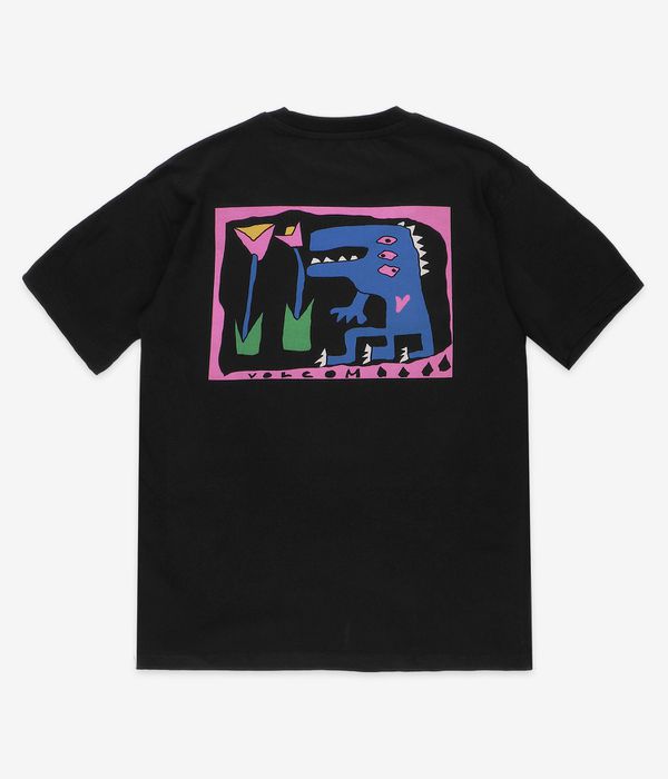 Volcom Arthur Dino LSE T-Shirt (black)