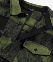 Vans Denby Fuzzy Shacket Shirt Jacke (black loden green)
