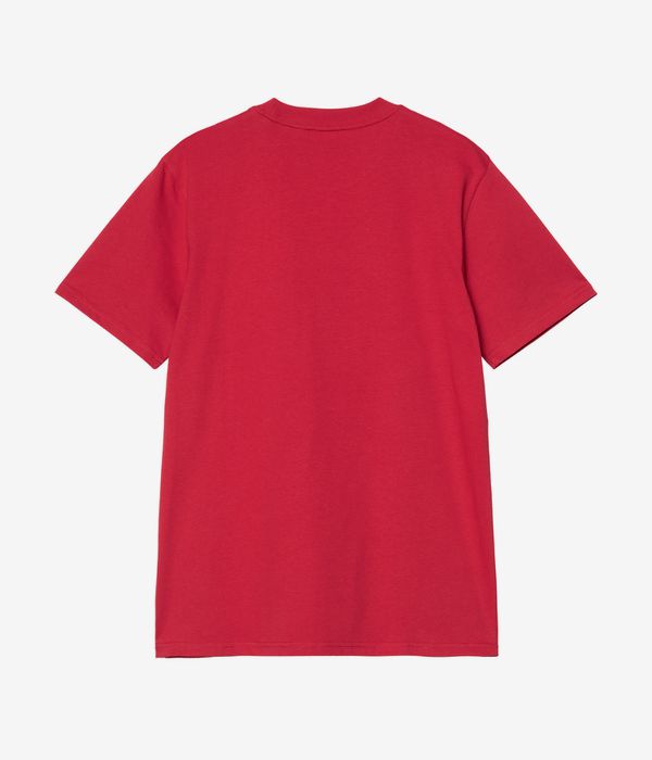 Carhartt WIP Script Camiseta (cherry space)