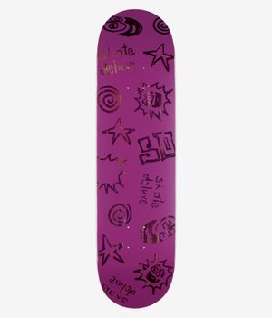 skatedeluxe Tonal Twin Tail 8.25" Skateboard Deck (purple)