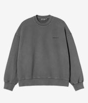 Carhartt WIP Benton Sweater (graphite garment dyed)