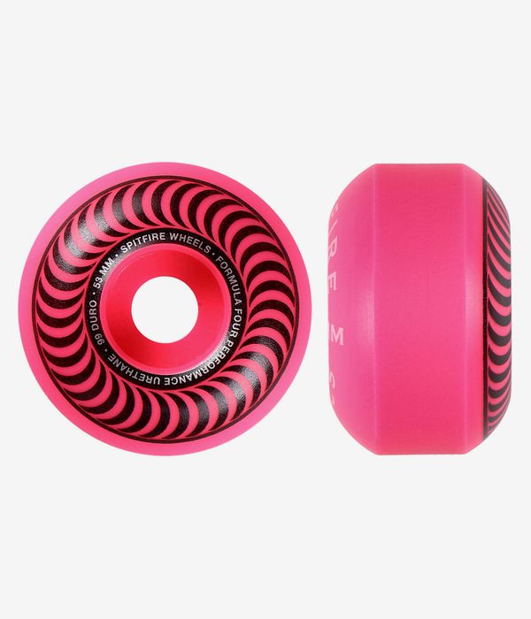 Spitfire Formula Four Classics Roues (neon pink) 53 mm 99A 4 Pack