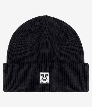 Obey Mid Icon Patch Cuff Mütze (black)