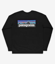 Patagonia P-6 Logo Responsibili Maglia a maniche lunghe (black 2)