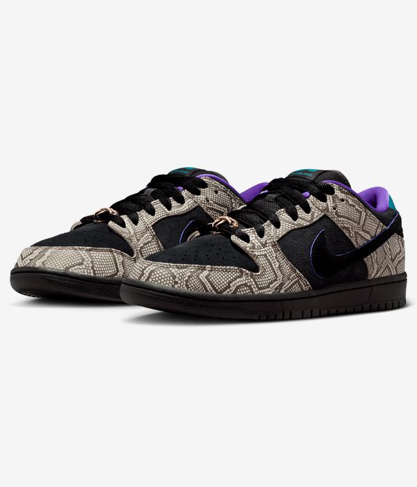 Nike SB Dunk Low Pro Zapatilla (string black bright spruce fierc)
