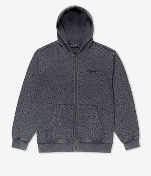 RIPNDIP Ripngems Zip-Hoodie (charcoal wash)