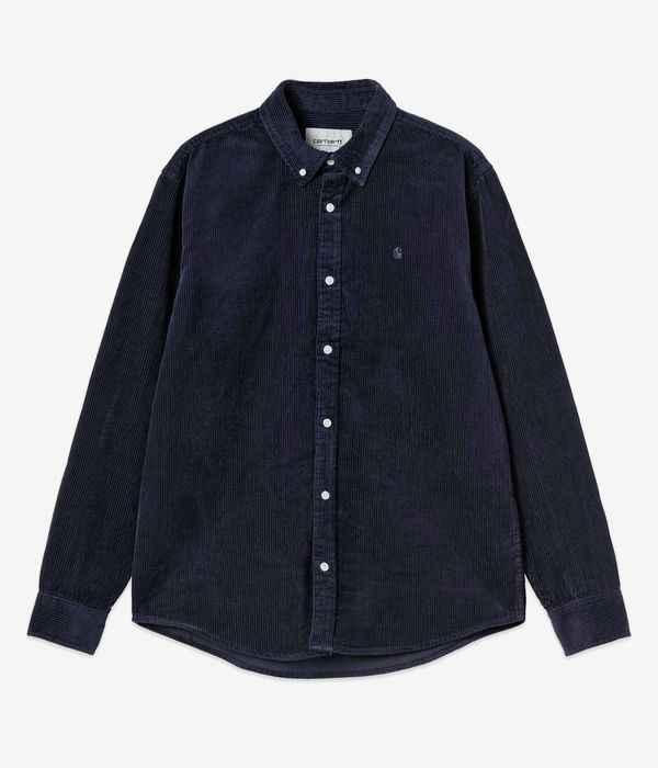 Carhartt WIP Madison Corduroy Shirt (dark navy dark navy)