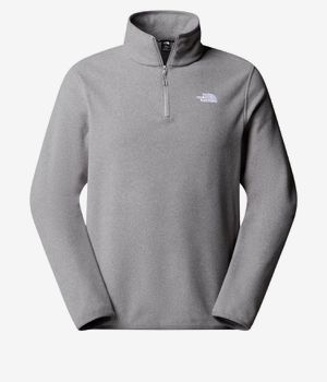 The North Face Glacier Fleece 1/4-Zip Sweatshirt (tnf mid grey heather)