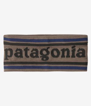 Patagonia Powder Town Headband (park stripe marlow brown)