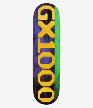GX1000 Split Veneer 8.375" Planche de skateboard (purple green)