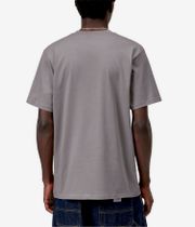 Carhartt WIP Script T-Shirt (shady grey dark navy)