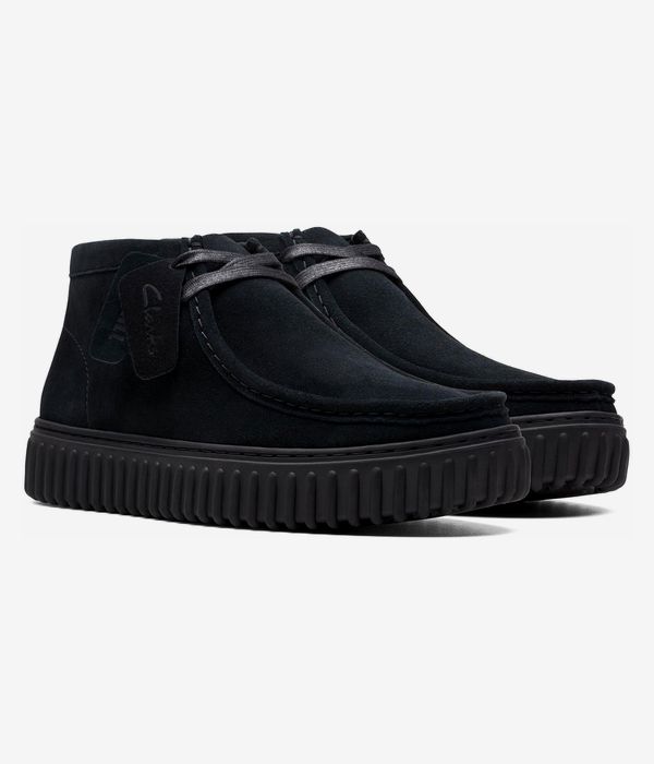 Clarks Originals Torhill Hi Shoes (black suede)