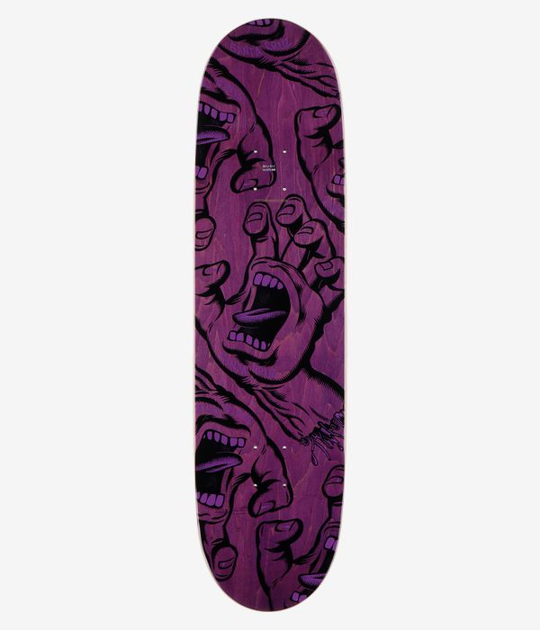 Santa Cruz Crowded Hand ATV 8.5" Tabla de skate (green)