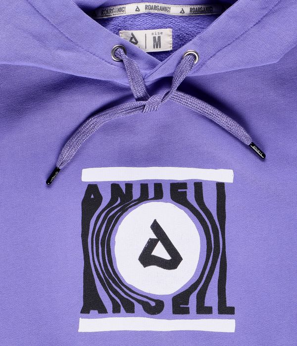 Anuell Warpor Organic Bluzy z Kapturem (washed purple)