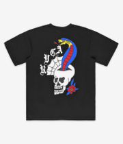RVCA Krak Snakeskull Camiseta (black)