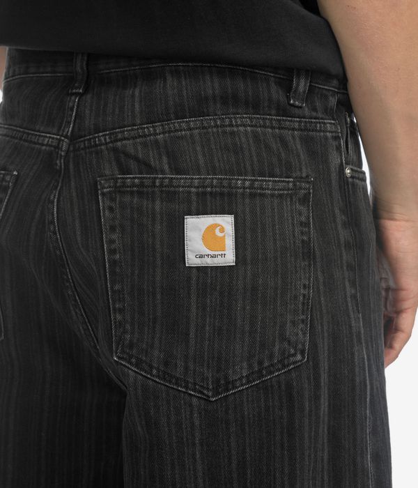 Carhartt WIP Rylan Pant Hampton Jeans (rylan stripe black stone washed)