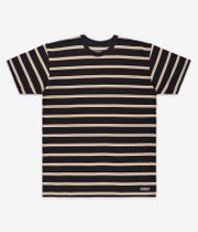 skatedeluxe Striped Organic T-Shirt (black banana)