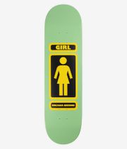 Girl Geering 93 Til 8.375" Planche de skateboard (turqoise yellow)