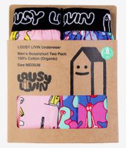 Lousy Livin Butterfly & Pink Banana Boxershorts (pink fly) 2er Pack