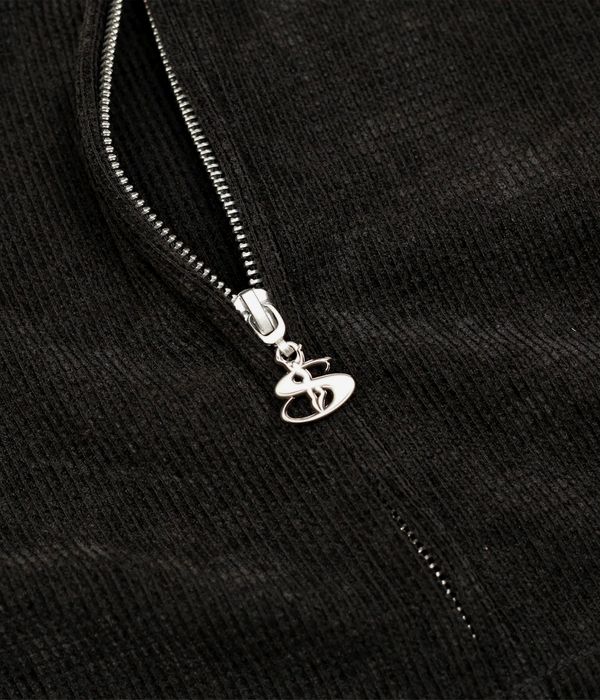 Yardsale Sprayed Waffle Bluza z Kapturem na Zamek (black)