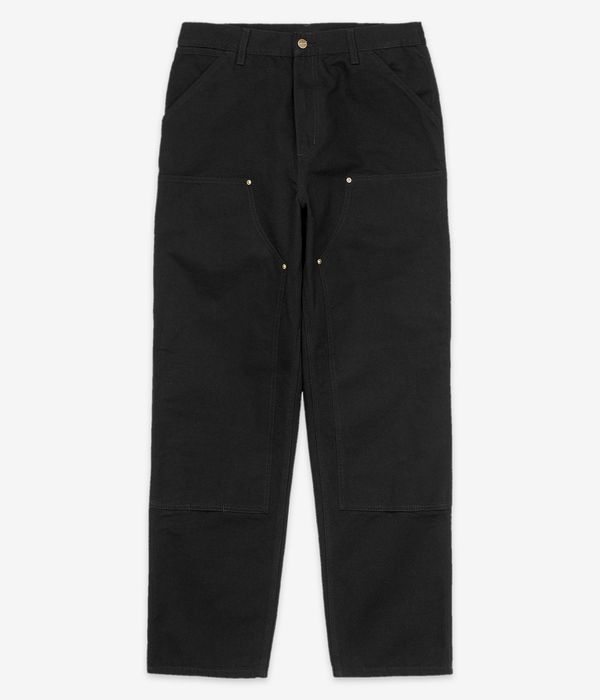 Carhartt WIP Double Knee Organic Pant Dearborn Pantalones (black rinsed)