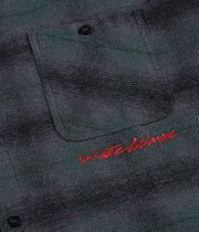 skatedeluxe Script Flanell Organic Shirt (dark green check)
