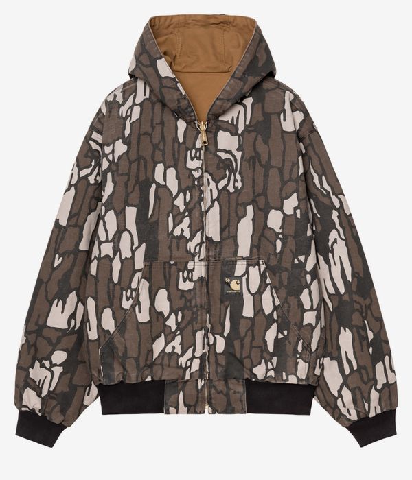 Carhartt WIP 50 Years Anniversary OG Active Canvas Chaqueta reversible (hamilton brown camo trebark 