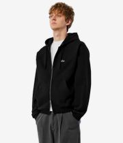 Dime Classic Small Logo Zip-Hoodie (black)