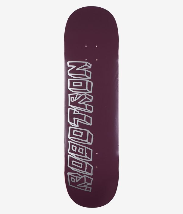 Robotron Boring Graphic 8.5" Skateboard Deck (burgundy)