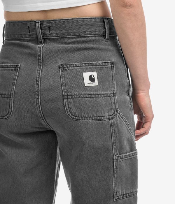 Carhartt WIP W' Pierce Pant Straight Jeans women (black stone bleached)