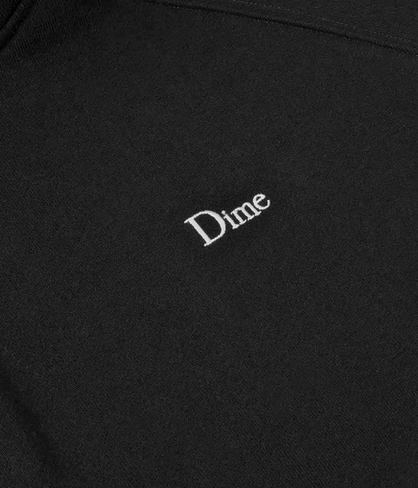 Dime Classic Small Logo Felpa Hoodie (black)