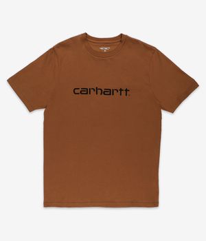 Carhartt WIP Script Camiseta (hamilton brown black)