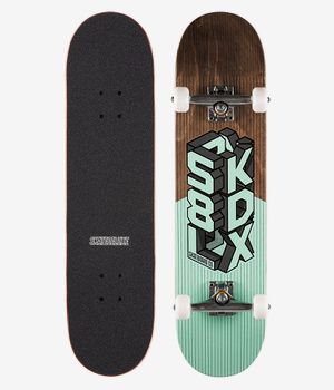 skatedeluxe Cubix 7.875" Complete-Board (light turquoise)